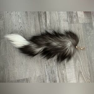 Soft Fluffy Fox Tail Bag Keychain